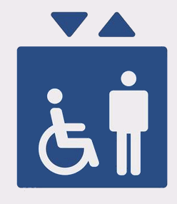 Accessible lift symbol