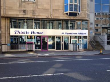 Thistle House Street Entrance