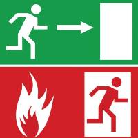 Fire evacuation symbol