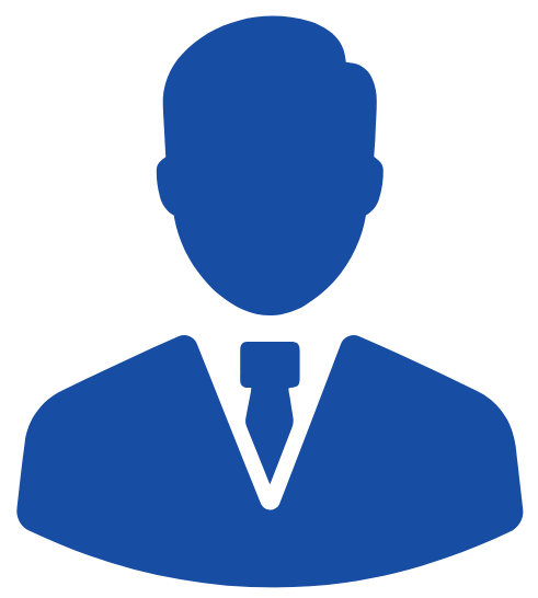 Website male image holder